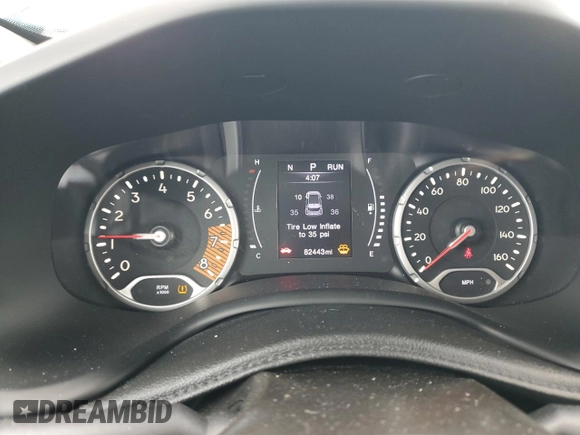 2020 Jeep Renegade Latitude with VIN ZACNJBBB0LPL34764, listed as a Copart auction lot 64985704 with 82,443 mi miles and Salvage title. Bid and sale history available at DreamBid. Image 9.