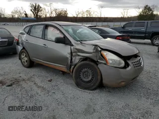 2008 Nissan Rogue SL with VIN JN8AS58V28W405088, listed as a Copart auction lot 49606585 with 126,370 mi miles and Salvage Title. Bid and sale history available at DreamBid. Image 4.
