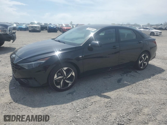 2023 Hyundai Elantra SEL with VIN KMHLS4AG6PU406406, listed as a Copart auction lot 50453865 with 37,130 mi miles and Salvage Title. Bid and sale history available at DreamBid. Image 1.
