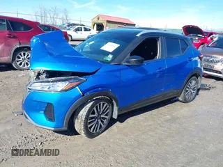 2022 Nissan Kicks SV with VIN 3N1CP5CV1NL510786, listed as a IAAI auction lot 41600316 with 82,374 mi miles and . Bid and sale history available at carsss.com. Image 2.