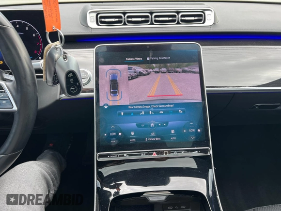 2022 Mercedes-Benz S 580 with VIN W1K6G7GB5NA132541, listed as a Copart auction lot 56436665 with 95,609 mi miles and Clean Title. Bid and sale history available at DreamBid. Image 10.