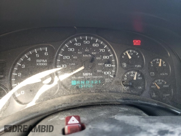 2002 Chevrolet Suburban Z71 with VIN 3GNFK16Z72G295734, listed as a Copart auction lot 45763225 with 197,205 mi miles and Salvage Title. Bid and sale history available at carsss.com. Image 9.