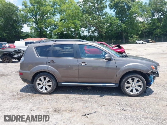 2012 Mitsubishi Outlander SE with VIN JA4AS3AW5CU019766, listed as a IAAI auction lot 42563922 with 76,000 mi miles and . Bid and sale history available at DreamBid. Image 14.