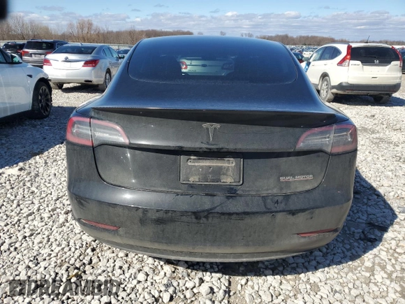2021 Tesla Model 3 Performance with VIN 5YJ3E1EC3MF849828, listed as a Copart auction lot 50003035 with 80,779 mi miles and Clean Title. Bid and sale history available at DreamBid. Image 6.