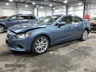 2015 Mazda 6 i Touring with VIN JM1GJ1V51F1207909, listed as a Copart auction lot 51362515 with 55,392 mi miles and Salvage Title. Bid and sale history available at carsss.com. Image 1.
