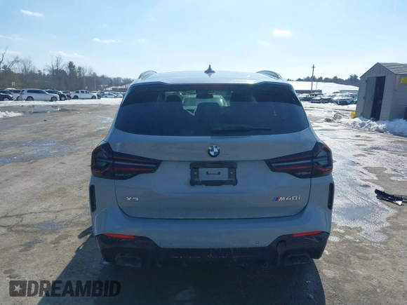 2023 BMW X3 M40i with VIN 5UX83DP09P9S50851, listed as a IAAI auction lot 41645860 with 16,197 mi miles and . Bid and sale history available at DreamBid. Image 16.