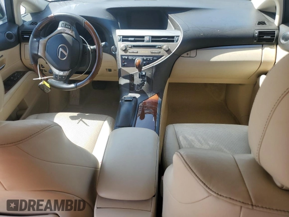 2014 Lexus RX 350 with VIN JTJZK1BA7E2010384, listed as a Copart auction lot 54106235 with 169,142 mi miles and Salvage Title. Bid and sale history available at DreamBid. Image 8.