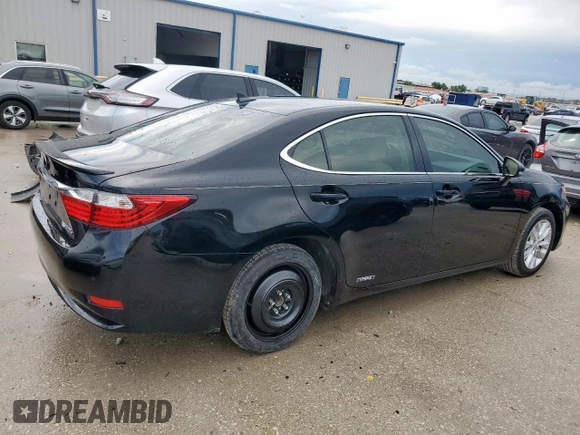 2014 Lexus ES 300h with VIN JTHBW1GG7E2042319, listed as a Copart auction lot 53932965 with 107,380 mi miles and Clean title. Bid and sale history available at DreamBid. Image 3.