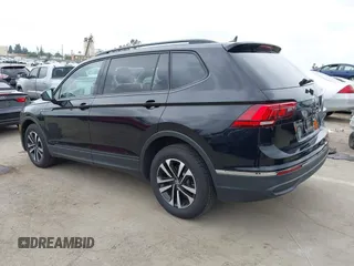 2024 Volkswagen Tiguan S with VIN 3VVRB7AX1RM175360, listed as a IAAI auction lot 42196560 with 5,133 mi miles and . Bid and sale history available at DreamBid. Image 3.