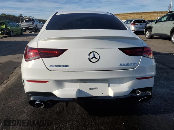 2022 Mercedes-Benz CLA 35 AMG with VIN W1K5J5BB1NN297150, listed as a Copart auction lot 72604584 with 45,594 mi miles and Salvage Title. Bid and sale history available at DreamBid. Image 6.