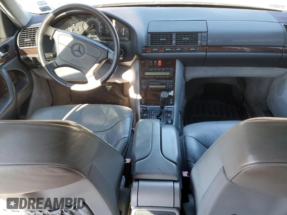 1998 Mercedes-Benz S-Class with VIN WDBGA51G9WA389890, listed as a Copart auction lot 49000145 with 0 mi miles and Clean Title. Bid and sale history available at carsss.com. Image 8.