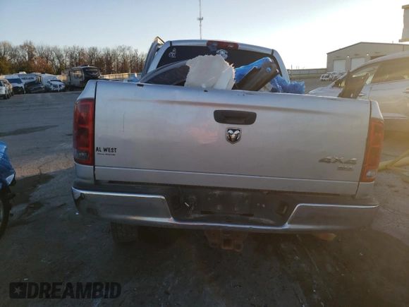 2005 Dodge 1500 SLT with VIN 1D7HU18D75S286368, listed as a Copart auction lot 76957933 with Not Provided miles and Non Repairable. Bid and sale history available at carsss.com. Image 6.