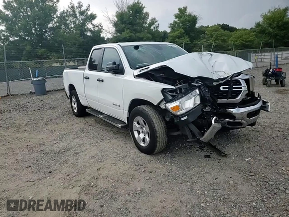 2023 Ram 1500 Big Horn with VIN 1C6SRFBT2PN549406, listed as a Copart auction lot 68813724 with 19,058 mi miles and Salvage Title. Bid and sale history available at carsss.com. Image 10.