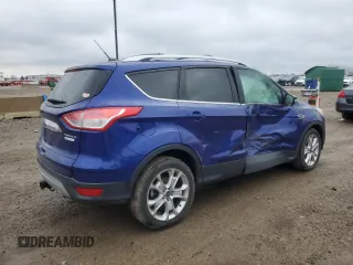 2015 Ford Escape Titanium with VIN 1FMCU0J97FUC89499, listed as a Copart auction lot 47699935 with 78,914 mi miles and Salvage Title. Bid and sale history available at carsss.com. Image 3.