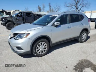 2016 Nissan Rogue S z VIN KNMAT2MV3GP714199, wystawiony jako Copart lot #49898885 z przebiegiem 97 590 mil mil oraz Szkoda całkowita • Salvage title. Historia ofert i sprzedaży dostępna na DreamBid. Obrazek 1.
