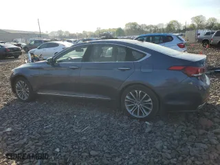 2016 Hyundai Genesis 3.8L with VIN KMHGN4JE6GU107599, listed as a Copart auction lot 54254055 with 110,605 mi miles and Clean Title. Bid and sale history available at carsss.com. Image 2.