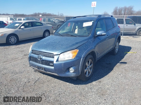 2010 Toyota RAV4 Ltd with VIN 2T3DK4DV6AW021926, listed as a IAAI auction lot 41694925 with 239,381 mi miles. Bid and sale history available at carsss.com. Image 2.