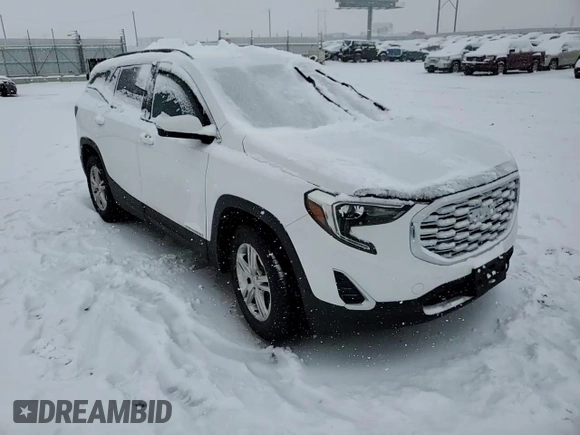 2019 GMC Terrain SLE with VIN 3GKALTEV2KL133063, listed as a Copart auction lot 45208415 with 132,504 mi miles and Salvage Title. Bid and sale history available at DreamBid. Image 12.