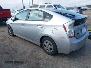 2011 Toyota Prius I with VIN JTDKN3DU9B0268301, listed as a IAAI auction lot 41983104 with 172,883 mi miles. Bid and sale history available at carsss.com. Image 3.