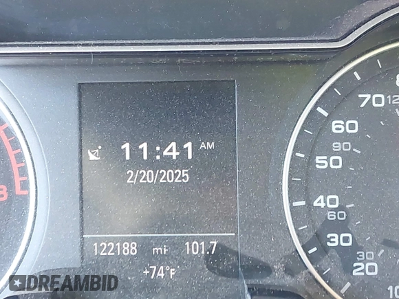 2013 Audi allroad A6 V8 with VIN WA1UFBFL7DA181041, listed as a IAAI auction lot 41638491 with 122,188 mi miles and . Bid and sale history available at DreamBid. Image 15.