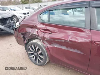 2014 Honda Civic EX-L with VIN 19XFB2F98EE049497, listed as a IAAI auction lot 42011129 with 132,580 mi miles and . Bid and sale history available at DreamBid. Image 6.