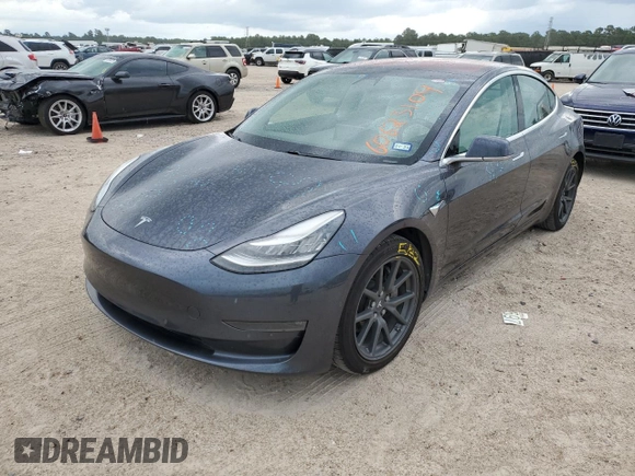 2018 Tesla Model 3 Long Range Battery z VIN 5YJ3E1EB2JF169809, wystawiony jako Copart lot #60623104 z przebiegiem 81 747 mil mil oraz Tytuł czysty. Historia ofert i sprzedaży dostępna na DreamBid. Obrazek 1.