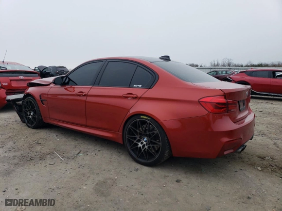 2017 BMW M3 with VIN WBS8M9C54H5G83463, listed as a Copart auction lot 44850405 with 44,512 mi miles and Salvage Title. Bid and sale history available at carsss.com. Image 2.