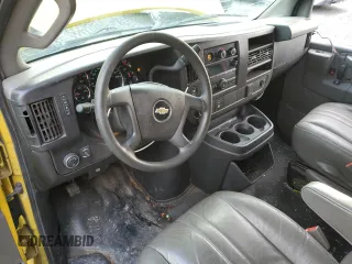 2018 Chevrolet Express Cargo Van with VIN 1GCWGAFG5J1316473, listed as a Copart auction lot 48440095 with 283,565 mi miles and Salvage Title. Bid and sale history available at carsss.com. Image 8.
