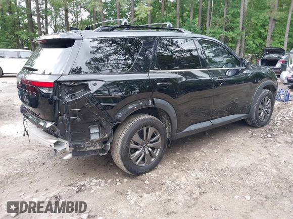 2023 Nissan Pathfinder SV with VIN 5N1DR3BA0PC259347, listed as a IAAI auction lot 42521314 with 44,370 mi miles and . Bid and sale history available at DreamBid. Image 4.