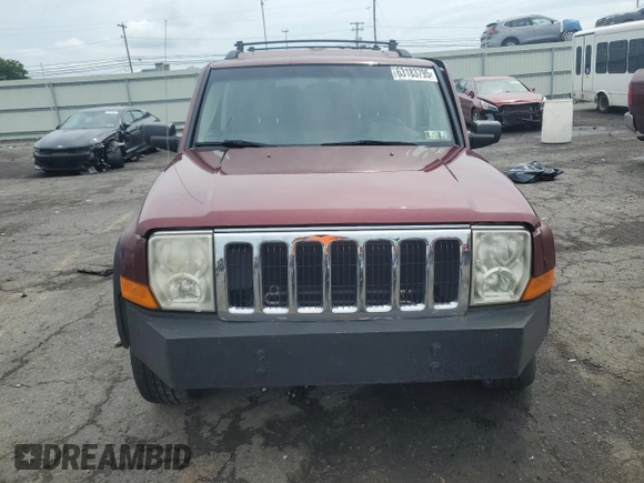 2007 Jeep Commander Sport with VIN 1J8HG48K17C702034, listed as a Copart auction lot 63183795 with 152,322 mi miles and Salvage title. Bid and sale history available at DreamBid. Image 5.