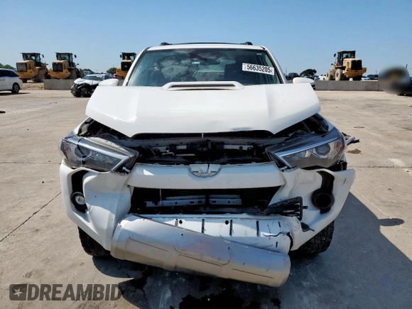 2022 Toyota 4Runner TRD Off Road Premium с VIN JTERU5JR9N5991422, выставлен на аукционе Copart как лот 56635205 с пробегом 61 096 миль миль и Списание • Salvage title. История ставок и продаж доступна на DreamBid. Изображение 5.