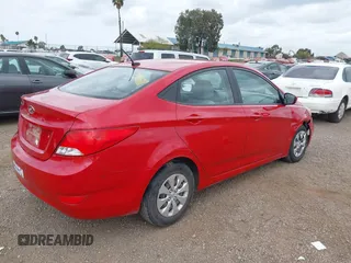 2015 Hyundai Accent GLS with VIN KMHCT4AE6FU848256, listed as a IAAI auction lot 42052721 with 63,453 mi miles. Bid and sale history available at carsss.com. Image 4.