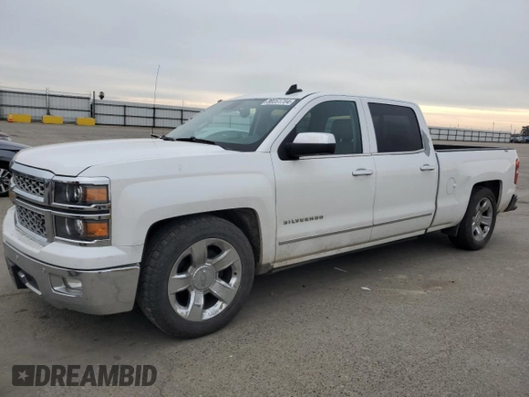 2015 Chevrolet Silverado 1500 LTZ with VIN 3GCPCSEJ4FG203397, listed as a Copart auction lot 86351784 with 146,862 mi miles and Clean Title. Bid and sale history available at DreamBid. Image 1.