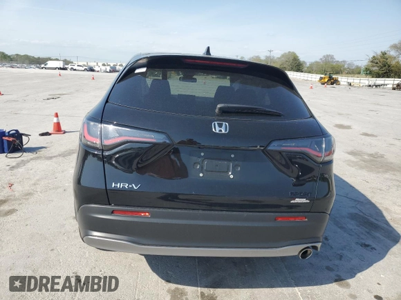 2024 Honda HR-V Sport with VIN 3CZRZ1H57RM729801, listed as a Copart auction lot 52975675 with 12,661 mi miles and Salvage Title. Bid and sale history available at carsss.com. Image 6.