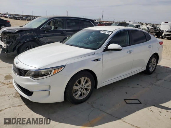 2018 Kia Optima LX z VIN 5XXGT4L39JG204573, wystawiony jako Copart lot #53162555 z przebiegiem 114 257 mil mil oraz Szkoda całkowita • Salvage title. Historia ofert i sprzedaży dostępna na DreamBid. Obrazek 1.