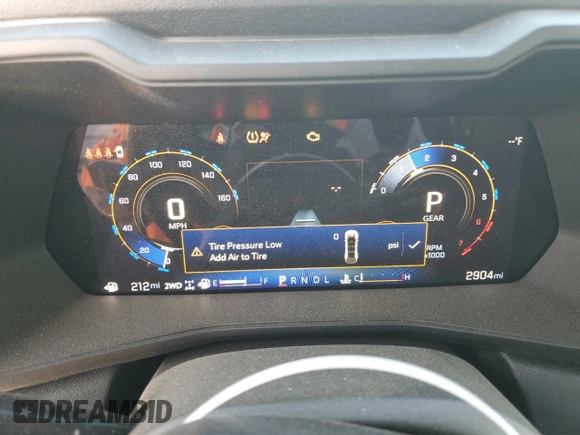 2024 Chevrolet Colorado 4WD Trail Boss with VIN 1GCPTEEK8R1252776, listed as a Copart auction lot 52592085 with 2,904 mi miles and Salvage title. Bid and sale history available at DreamBid. Image 9.