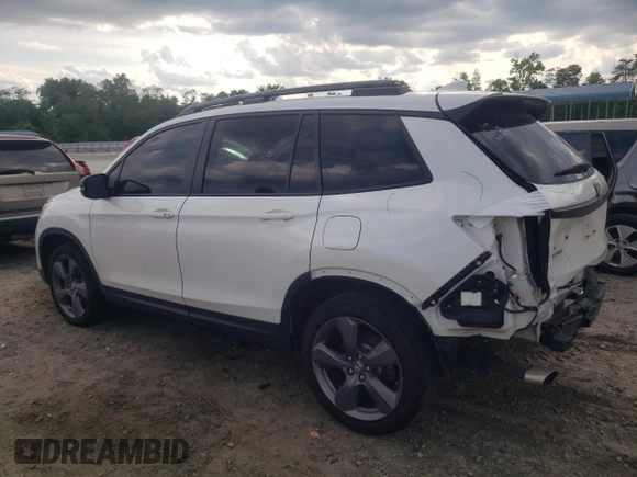 2021 Honda Passport Touring z VIN 5FNYF7H91MB015479, wystawiony jako Copart lot #56127214 z przebiegiem 28 039 mil mil oraz Szkoda całkowita • Salvage title. Historia ofert i sprzedaży dostępna na DreamBid. Obrazek 2.
