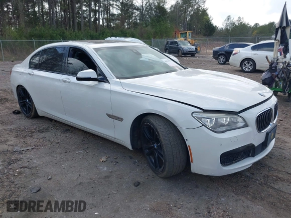 2015 BMW 7 Series 750Li with VIN WBAYE8C54FD780951, listed as a IAAI auction lot 41813038 with 103,131 mi miles. Bid and sale history available at carsss.com. Image 1.