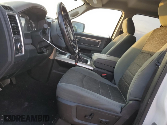 2018 Ram 1500 SLT with VIN 1C6RR7GG9JS247393, listed as a Copart auction lot 81691174 with 55,564 mi miles and Salvage title. Bid and sale history available at DreamBid. Image 7.
