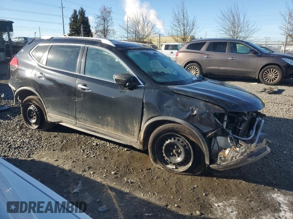 2017 Nissan Rogue SV with VIN KNMAT2MV6HP559326, listed as a Copart auction lot 44983465 with 202,756 mi miles and Salvage Title. Bid and sale history available at carsss.com. Image 4.