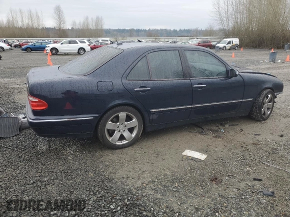 2002 Mercedes-Benz E-Class with VIN WDBJF82J62X063720, listed as a Copart auction lot 84763074 with 0 mi miles and Salvage Title. Bid and sale history available at carsss.com. Image 3.