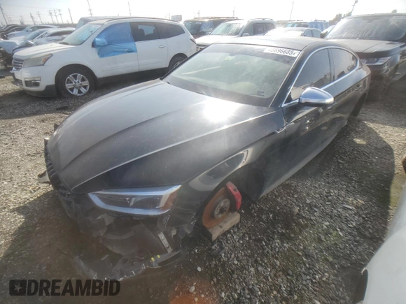 2019 Audi S5 Sportback Premium Plus z VIN WAUB4CF53KA014745, wystawiony jako Copart lot #45696685 z przebiegiem 71 446 mil mil oraz Czysty tytuł • Clean title. Historia ofert i sprzedaży dostępna na DreamBid. Obrazek 1.