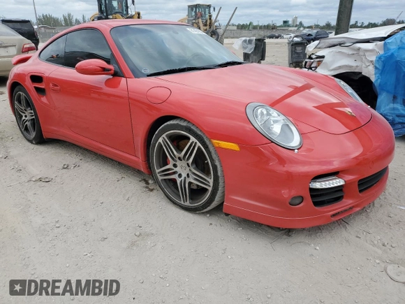 2007 Porsche 911 Turbo with VIN WP0AD29967S785001, listed as a Copart auction lot 81401694 with Not Provided miles and Salvage Title. Bid and sale history available at DreamBid. Image 4.