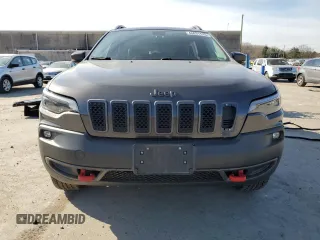 2019 Jeep Cherokee Trailhawk Elite with VIN 1C4PJMBX9KD107539, listed as a Copart auction lot 46631515 with 75,698 mi miles and Salvage Title. Bid and sale history available at carsss.com. Image 5.