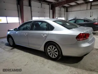 2012 Volkswagen Passat S w/Appearance with VIN 1VWAH7A38CC048859, listed as a Copart auction lot 44483485 with 182,959 mi miles and Salvage Title. Bid and sale history available at carsss.com. Image 2.