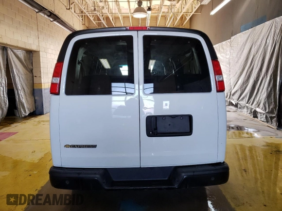 2022 Chevrolet Express Passenger LS with VIN 1GAZGNFP2N1295097, listed as a Copart auction lot 42342675 with 39,207 mi miles and Clean title. Bid and sale history available at DreamBid. Image 6.