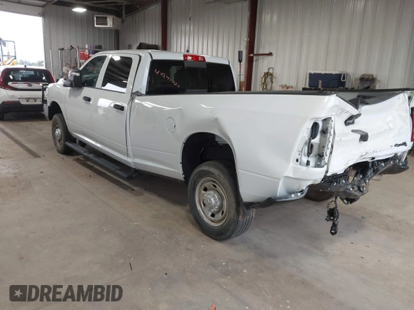 2023 Ram 2500 Tradesman with VIN 3C6UR5HJ1PG606549, listed as a IAAI auction lot 40241030 with 36,958 mi miles. Bid and sale history available at carsss.com. Image 3.