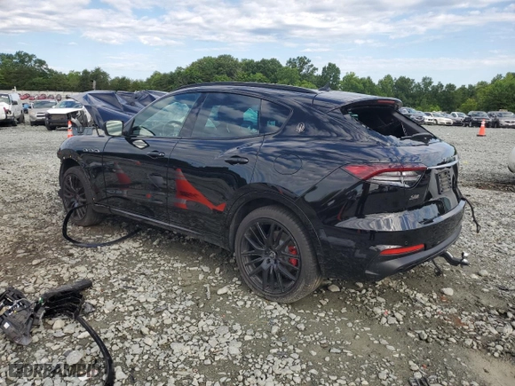 2021 Maserati Levante S with VIN ZN661YUA9MX363871, listed as a Copart auction lot 57640714 with 0 mi miles and Salvage Title. Bid and sale history available at carsss.com. Image 2.
