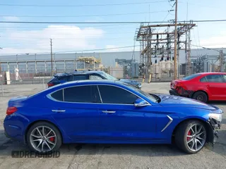2019 Genesis G70 Advanced with VIN KMTG74LE4KU032620, listed as a IAAI auction lot 42211639 with 59,132 mi miles and . Bid and sale history available at DreamBid. Image 13.