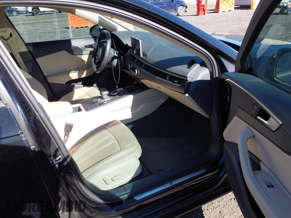 2018 Audi A4 Premium with VIN WAUKMAF41JN018702, listed as a IAAI auction lot 41770021 with 68,128 mi miles. Bid and sale history available at carsss.com. Image 5.